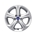 Ford alloy wheel 17" 5-spoke design, Mystique Silver