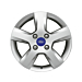 Ford Fusion 2002 - 2012 alloy wheel 15" 5-spoke design, silver