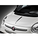 Fiat 500L molding on hood chrome-plated