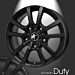 Musketier Peugeot Boxer 2014 - .. / Fiat Ducato 2014 - .. lichtmetalen velg Duty 6,5x16 zwart Musketier Peugeot Boxer 2014 - .. / Fiat Ducato 2014 - .. lichtmetalen velg Duty 6,5x16 zwart
