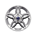 Ford B-MAX 2012 - 2018 alloy wheel 16" 5 x 2-spoke design, silver