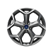 Ford Mondeo (03/2007 - 08/2014) alloy wheel 19" 5-spoke Y-design, Sparkle silver polished