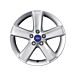 Ford alloy wheel 17" 5-spoke design, silver