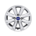 Ford alloy wheel 15" 8-spoke design, silver
