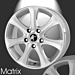 Musketier Citroën Jumpy 2007 - 2016 alloy wheel Matrix 7Jx16 silver