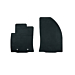 Ford Fusion 2002 - 2012 rubber floor mats front, black