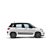 Fiat 500L sticker "flash" wit en zilver Fiat 500L sticker "flash" wit en zilver