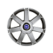 Ford Focus (07/2004 - 12/2010) alloy wheel 18" 7-spoke design, anthracite with polished edge