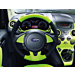 Ford Ka 09/2008 - 2016 leather steering wheel black/Jump (green) leather with Jump (green) bezel