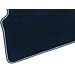 Ford Kuga 2008 - 10/2012 floor mats, premium velours rear, black