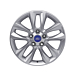 Ford alloy wheel 16" 5 x 2-spoke design, silver
