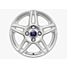 Ford alloy wheel 15" 5 x 2-spoke design, sparkle silver