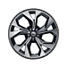 Ford Mustang Mach-E (07-2020 - ..) alloy wheel with winter tire 19", 5 x 2-spoke design
