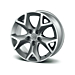 Citroën alloy wheel Persique 17" 5-holes dark grey
