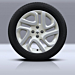 Renault Captur alloy wheel 17" Explore ivory