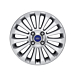 Ford Fiesta (09/2008 - 06/2017) alloy wheel 16" 15-spoke design, silver
