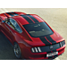 Ford Mustang (03/2018 - 03/2023) herpa print Racing stripes Over-the-top, glossy black