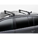 Volkswagen Touran 2003 - 2015 roof base carriers, black, with roof rails