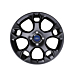 Ford alloy wheel 17" 5-spoke Y design, Black