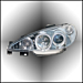 Musketier Peugeot 206 head light chrome all models with H7-Serie