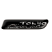 Fiat 500/500c badge black Tokyo with silver graphics