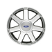 Ford Fusion (2002 - 2012) alloy wheel 16" 7-spoke design, polished silver