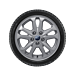 Ford Tourneo / Transit Connect (06/2018 - 03/2024) alloy wheel with winter tire 16", 5-spoke design, silver