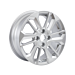 Ford Fiesta (07/2017 - 2023) alloy wheel 16" 6 x 2-spoke design, sparkle silver