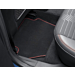 Ford Fiesta (07/2017 - 2023) / Puma (10/2019 - ..) floor mats, Premium velour rear, black with red stitching