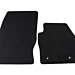 Ford C-MAX (11/2010 - 11/2014) velour floor mats front, anthracite with black Nukub edges