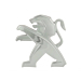 Peugeot logo in grill