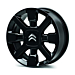 Citroen lichtmetalen velg CROSS NOIRE 17" 
