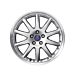 Ford Focus (07/2004 - 12/2010) alloy wheel 18" 10-spoke design, silver