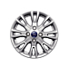 Ford B-MAX 2012 - 2018 alloy wheel 15" 8 x 2-spoke design, Sparkle Silver