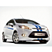 Ford Fiesta 09/2008 - 07/2017 striping for hood and tailgate, blue