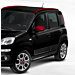 Fiat Panda 2012 - .. mirror caps red