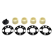 Peugeot fixing kit for 15" secure wheels trims Gris Storm