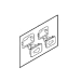Opel Zafira B luggage net mounting parts