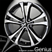 Musketier Citroën C-Crosser / Peugeot 4007 alloy wheel Genius 7Jx16 black polished