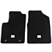 Ford Ka (10/2012 - 2016)  floor mats, premium velours front, black with silver double stitching