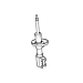 Opel Astra G shock absorbers front
