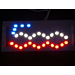 Fiat 500/500c LED courtesy lamps with 500 logo in Red and Blue