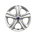 Ford Kuga (11/2012 - 11/2019) alloy wheel 17" 5-spoke design, silver Ford Kuga (11/2012 - 11/2019) alloy wheel 17" 5-spoke design, silver