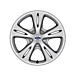 Ford alloy wheel 16" 5-spoke design, silver Ford alloy wheel 16" 5-spoke design, silver