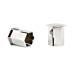 Peugeot covers for the wheel bolts chrome diameter 17mm / height 27mm