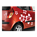Hyundai i10 (2010 - 2014) body decals, flowers