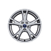 Ford C-MAX (11/2010 - 09/2018) / Focus (01/2011 - 03/2018) alloy wheel 18" 5-spoke design, silver