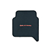 Ford Ranger (11/2011 - 11/2022) velour floor mats rear, Wildtrak, black