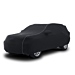 Ford Explorer (08/2019 - ..) premium black protective cover, with white piping and white Ford oval