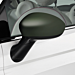 Fiat 500/500c wrapped side mirror covers in military green